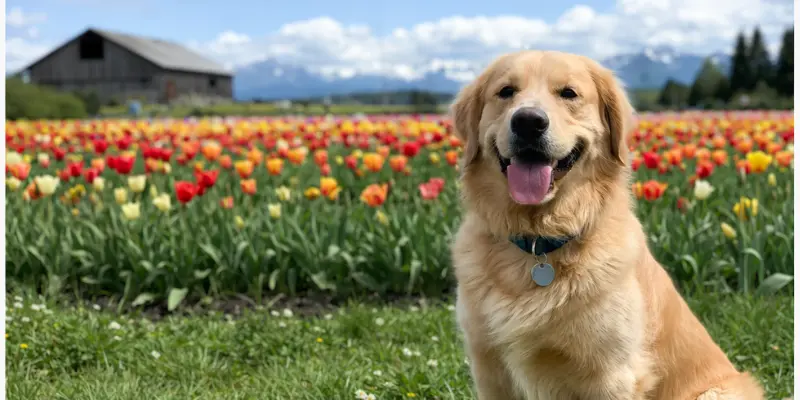 iphone se daylight photo of golden retriever