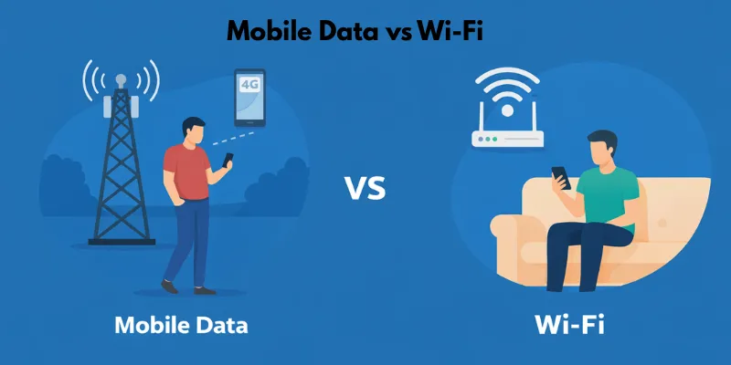 Mobile data vs Wi-Fi: Comparing cellular and wireless internet