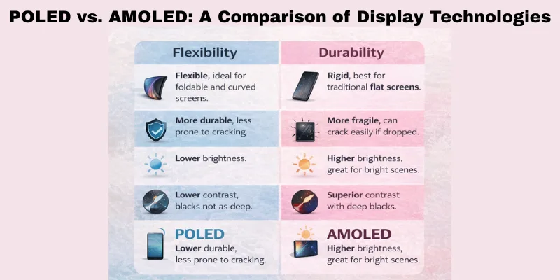POLED vs AMOLED: Display Technology Comparison