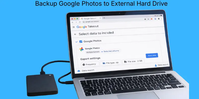 how to backup phone photos to external hard drive