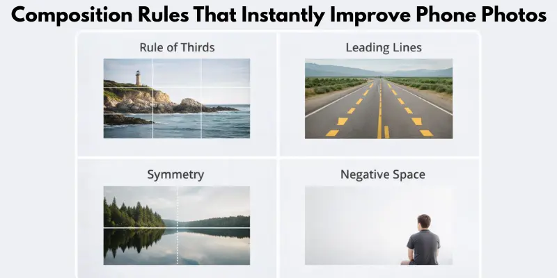 how to take better phone photos composition
