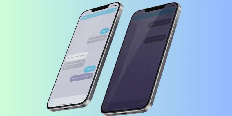 ai anti-peeping screen privacy mode demo