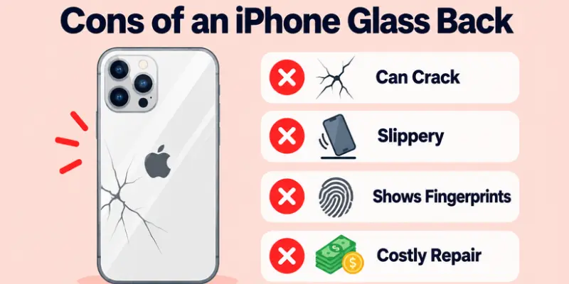 iPhone glass back problems list