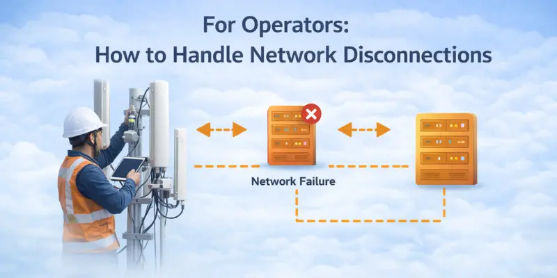 Handling Mobile Network State Disconnected for operators
