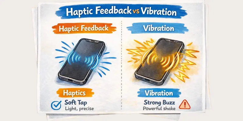 Haptic Feedback on iPhone vs vibration