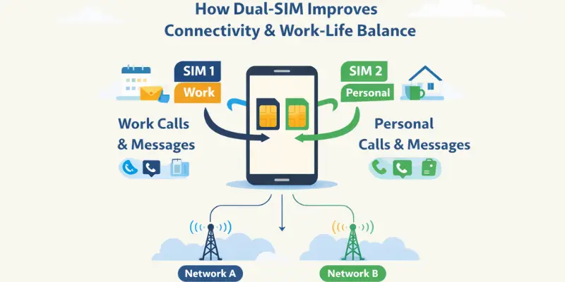 How Dual Carrier Network and Dual-SIM improve work-life balance
