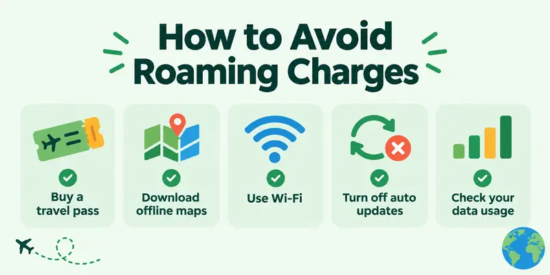 What is data roaming and tips to avoid roaming charges