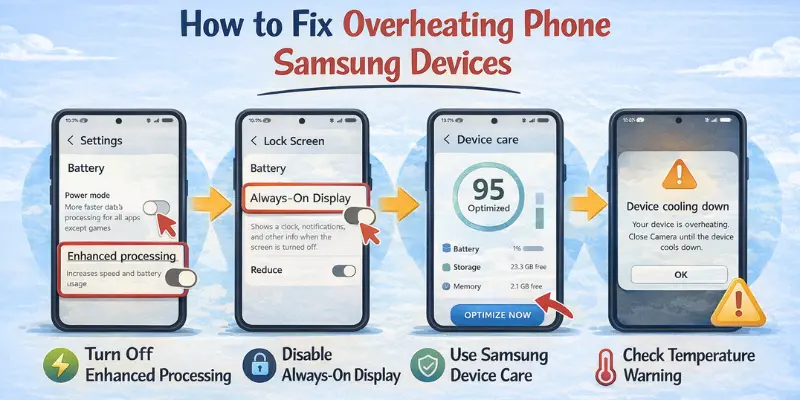 How to Fix Phone Overheating Samsung