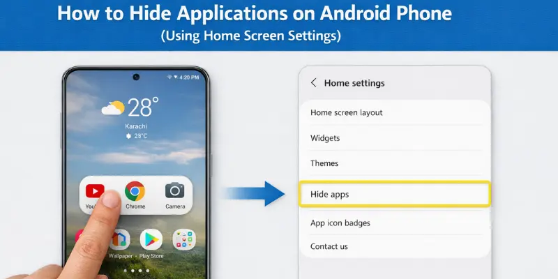 How to Hide Apps on Android Settings