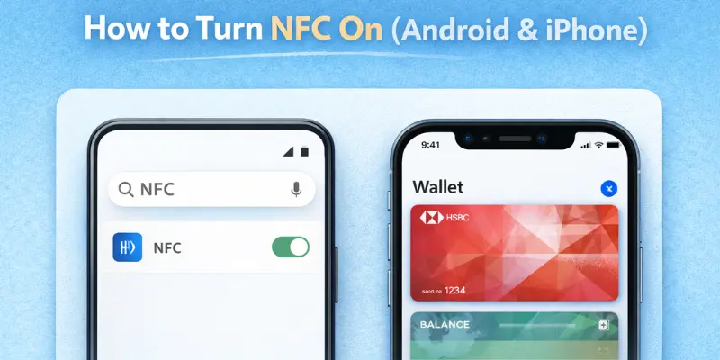 How to turn NFC on my phone settings
