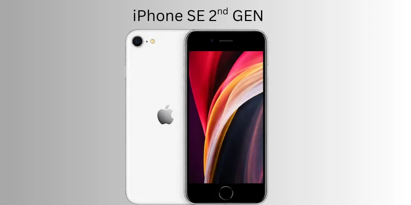 iPhone SE 2nd Gen front and back view
