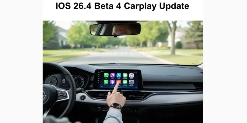 iOS 26.4 Beta 4 CarPlay dashboard update