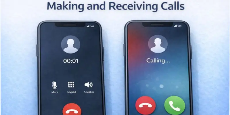 How to use a mobile phone: Making and receiving calls