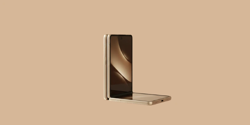 Gold foldable smartphone amid iPhone Fold delays