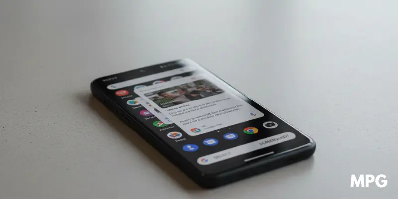 Pixel Recents Menu Update showing new recents screen