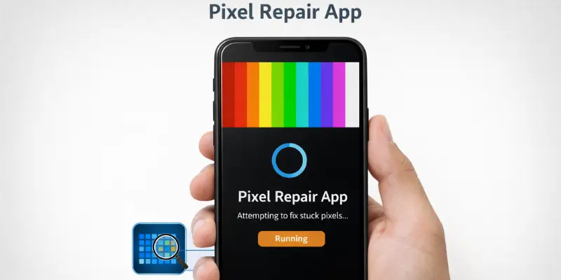 Bright spot on screen pixel repair app