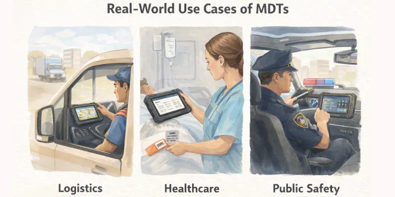 Real-world use cases of mobile data terminal (MDT)