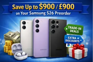 How to Save Up to $900 on Your Samsung S26 Preorder