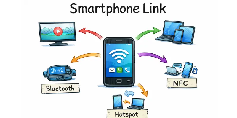 Smartphone Connectivity Features for device linking