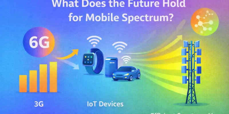 Future of mobile phone spectrum: 6G and IoT devices